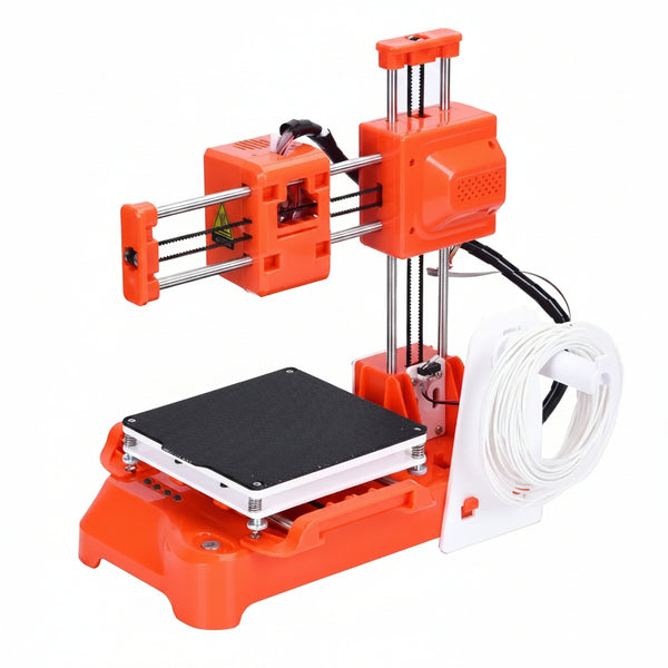Desktop 3D Printer Built for DIY Projects, FDM Technology, PLA Filament, Removable Platform