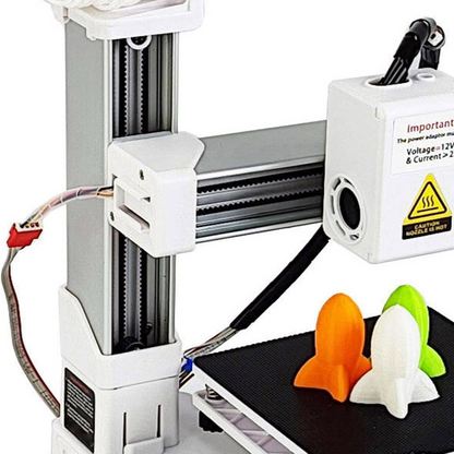 Small 3D Printer, Precision 3D Printer for Beginners Frequency Division Multiplexing Compact Inch Printing Size with All Metal Nozzle for PLA TPU Filaments (US Plug)