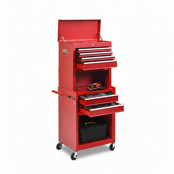 6 Drawers Tool Chest with Heightening Cabinet